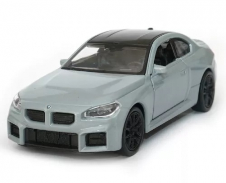 Jucarii, Copii & Bebe - Macheta metalica Bmw M2 G87 Coupe 2023, Welly, Scara 1:34, Gri