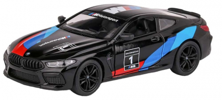 Macheta metalica Bmw M8 Competition Coupe, Livery Edition, Kinsmart, Scara 1:38, Negru [3]