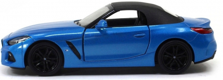 Macheta metalica Bmw Z4, Kinsmart, Scara 1:34, Albastru [2]