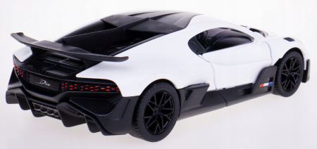 Macheta metalica Bugatti Divo 1:34 Kinsmart, Alb, 12 cm [1]