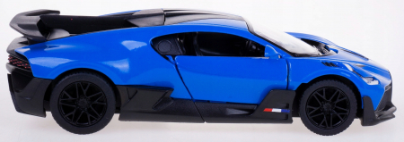 Macheta metalica Bugatti Divo 1:34 Kinsmart, Albastru, 12 cm [3]