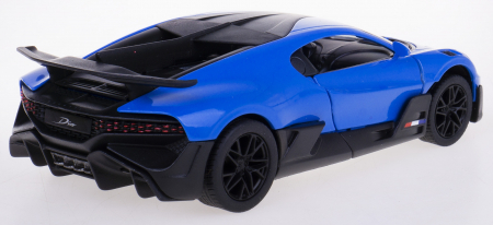 Macheta metalica Bugatti Divo 1:34 Kinsmart, Albastru, 12 cm [2]