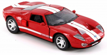 Jucarii, Copii & Bebe - Macheta metalica Ford GT 2006, Kinsmart, Scara 1:36, Rosu