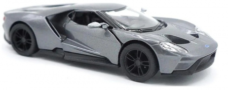 Macheta metalica Ford GT 2017, Kinsmart, Scara 1:38, Gri [1]