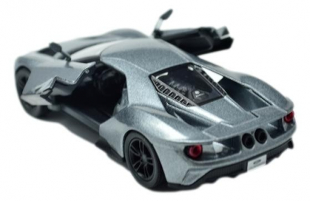 Macheta metalica Ford GT 2017, Kinsmart, Scara 1:38, Gri [2]