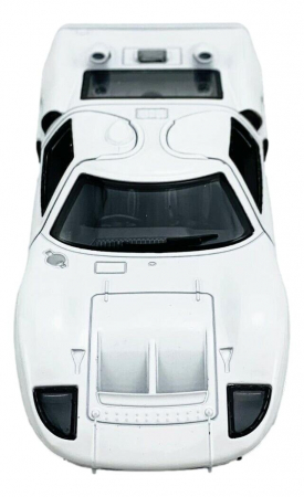 Macheta metalica Ford GT40 MKII 1966, Kinsmart, Scara 1:32, Alb [3]