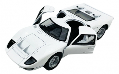 Macheta metalica Ford GT40 MKII 1966, Kinsmart, Scara 1:32, Alb [1]