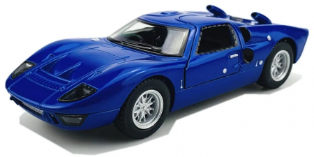 Jucarii, Copii & Bebe - Macheta metalica Ford GT40 MKII 1966, Kinsmart, Scara 1:32, Albastru