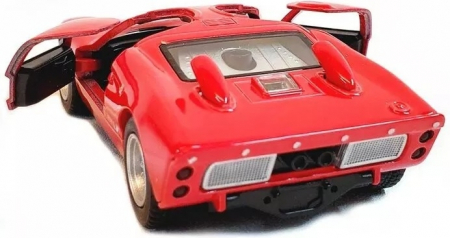 Macheta metalica Ford GT40 MKII 1966, Kinsmart, Scara 1:32, Rosu [2]