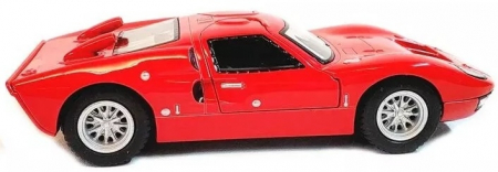 Macheta metalica Ford GT40 MKII 1966, Kinsmart, Scara 1:32, Rosu [3]