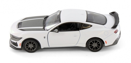 Macheta metalica Ford Mustang Dark Horse 2024, Kinsmart, Scara 1:38, Alb [2]