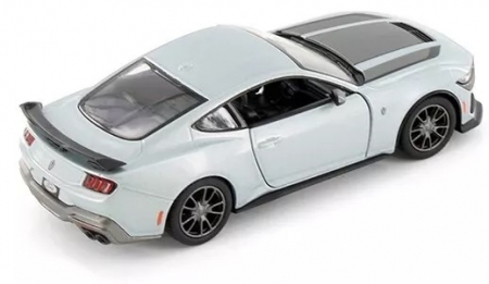 Macheta metalica Ford Mustang Dark Horse 2024, Kinsmart, Scara 1:38, Gri [2]