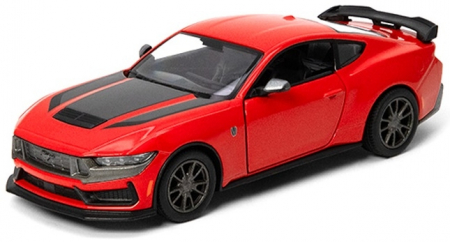 Jucarii, Copii & Bebe - Macheta metalica Ford Mustang Dark Horse 2024, Kinsmart, Scara 1:38, Rosu