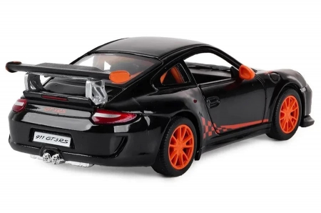 Macheta metalica Kinsmart 1:34 Porsche 911 GT3 RS, 12 cm, Negru [2]