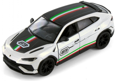 Jucarii, Copii & Bebe - Macheta metalica Lamborghini Urus Performante, Livery Edition, Kinsmart, Scara 1:40, Alb
