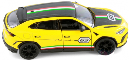 Macheta metalica Lamborghini Urus Performante, Livery Edition, Kinsmart, Scara 1:40, Galben [4]