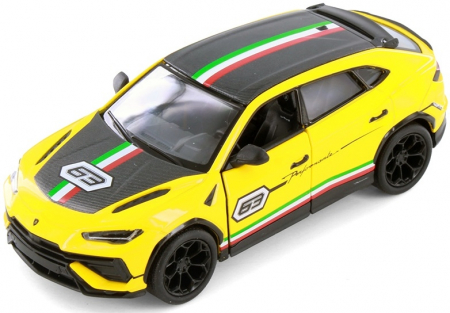 Jucarii, Copii & Bebe - Macheta metalica Lamborghini Urus Performante, Livery Edition, Kinsmart, Scara 1:40, Galben