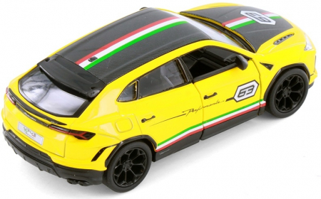 Macheta metalica Lamborghini Urus Performante, Livery Edition, Kinsmart, Scara 1:40, Galben [3]