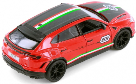 Macheta metalica Lamborghini Urus Performante, Livery Edition, Kinsmart, Scara 1:40, Rosu [2]
