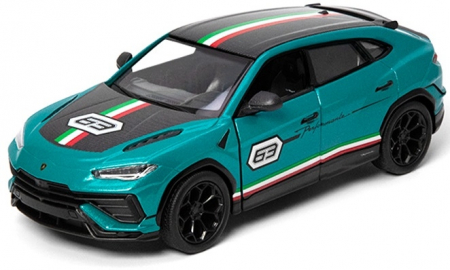 Jucarii, Copii & Bebe - Macheta metalica Lamborghini Urus Performante, Livery Edition, Kinsmart, Scara 1:40, Verde