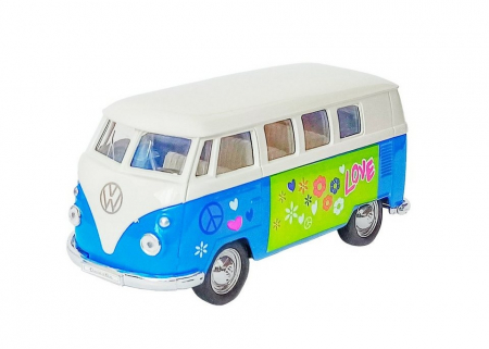 Jucarii, Copii & Bebe - Macheta metalica Volkswagen 1962, 12 cm, Albastru