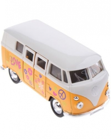 Jucarii, Copii & Bebe - Macheta metalica Volkswagen 1962, 12 cm, Galben