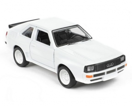 Jucarii, Copii & Bebe - Macheta metalica Welly 1:34 Audi Sport Quattro, Alb, 11 cm