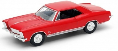 Macheta metalica Welly 1:34 Buick 1965 Riviera Gran Sport, Rosu,12 cm [2]