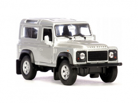 Macheta metalica Welly 1:34 Land Rover Defender, Gri [0]