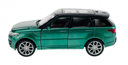 Macheta metalica Welly 1:34 Land Rover Range Rover Sport, Verde [3]