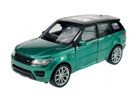 Jucarii, Copii & Bebe - Macheta metalica Welly 1:34 Land Rover Range Rover Sport, Verde