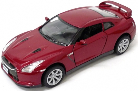 Jucarii, Copii & Bebe - Macheta metalica Welly 1:34 Nissan GT-R, Rosu