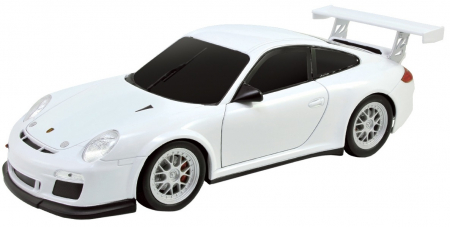 Masinute - Machete - Macheta metalica Welly 1:34 Porsche 911 GT3 RS, Alb