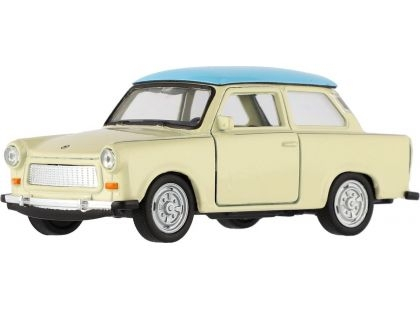 Jucarii, Copii & Bebe - Macheta metalica Welly 1:34 Trabant, Crem-Bleu