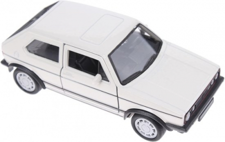 Jucarii, Copii & Bebe - Macheta metalica Welly 1:34 Volkswagen Golf I GTI, Alb