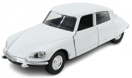 Macheta metalica Welly Citroen DS 23 1973, 12 cm, Alb [1]