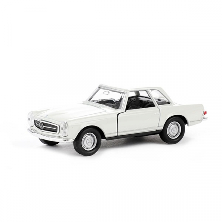 Jucarii, Copii & Bebe - Macheta metalica Welly Mercedes Benz 1963 230 SL 1:34, 12 cm, Alb