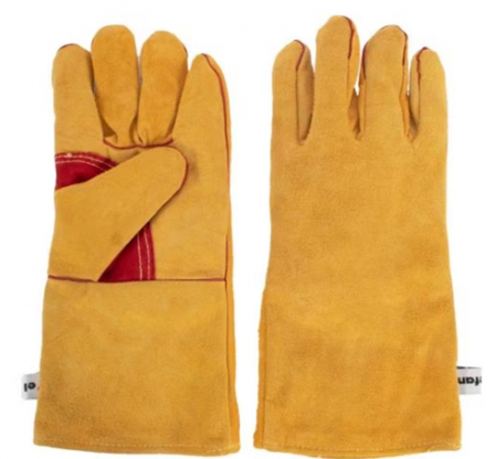 Consumabile, piese si accesorii - Manusi de sudura, galbene, textile, Rotor