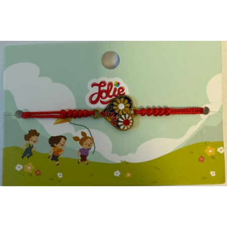 Martisor Bratara Copii - Martisor Bratara cu Impletitura pentru Copii, Model 11