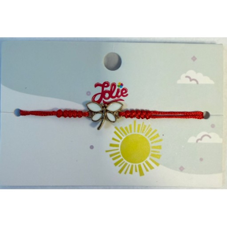 Martisor Bratara Copii - Martisor Bratara cu Impletitura pentru Copii, Model 17