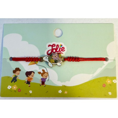 Martisor Bratara Copii - Martisor Bratara cu Impletitura pentru Copii, Model 20