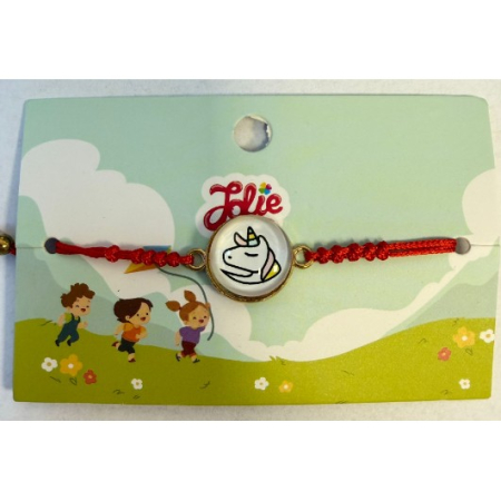 Martisor Bratara Copii - Martisor Bratara cu Impletitura pentru Copii, Model 28