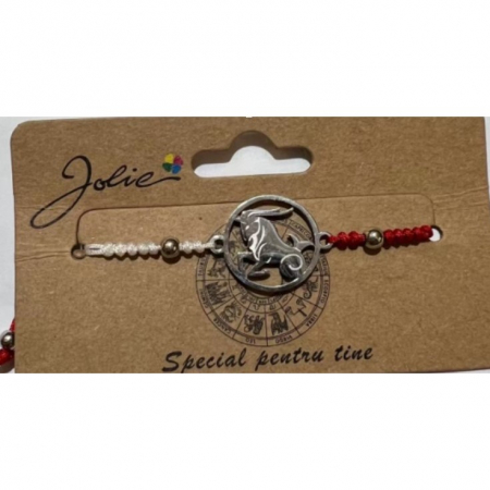 Sub 99 Lei - Martisor bratara zodiac, Jolie, 5x9 cm, Capricorn