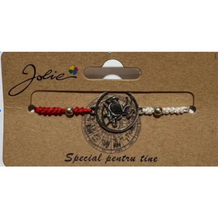 Sub 99 Lei - Martisor bratara zodiac, Jolie, 5x9 cm, Sagetator