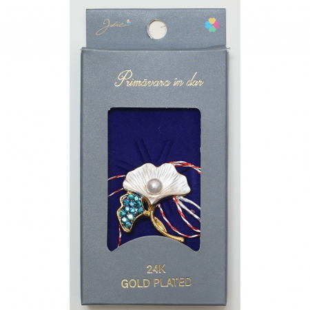 Martisor Brosa Placata cu Aur 24K - Martisor Brosa Placata cu Aur 24K, Dimensiune Brosa Aprox 2- 3 cm, Model 12