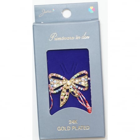 Martisor Brosa Placata cu Aur 24K - Martisor Brosa Placata cu Aur 24K, Dimensiune Brosa Aprox 2- 3 cm, Model 17