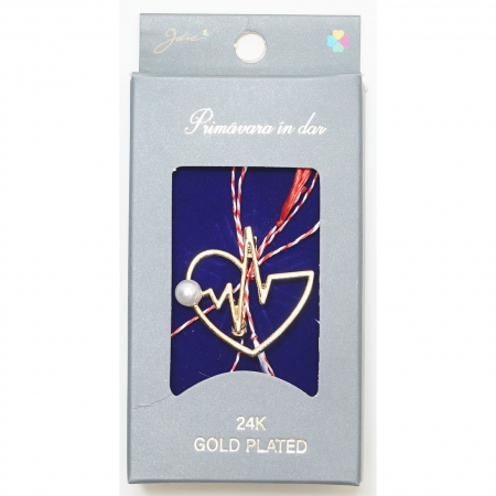Martisor Brosa Placata cu Aur 24K - Martisor Brosa Placata cu Aur 24K, Dimensiune Brosa Aprox 2- 3 cm, Model 19