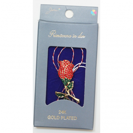 Martisor Brosa Placata cu Aur 24K - Martisor Brosa Placata cu Aur 24K, Dimensiune Brosa Aprox 2- 3 cm, Model 9