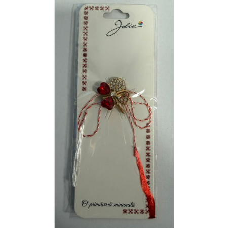 Martisoare Brosa Primavara - Martisor Brosa Primavara, Material Metal, Ambalaj Carton si Opp, Dimensiune Brosa aproximativ 2 - 3 cm, Model 11