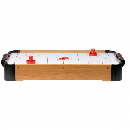 Masa Air Hockey Graffiti fara Picioare, Flippy, Lemn, 2 Pucuri, Tabela Scor, 2 Impingatoare, 76x38x9 cm, Maro [1]